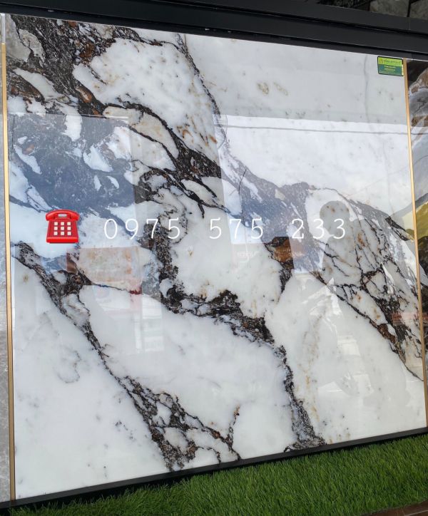 Gạch siêu bóng 120x120 lát nền biệt thự nhà vườn cao cấp - Gạch bóng kiếng 120x120 nhập khẩu ấn độ