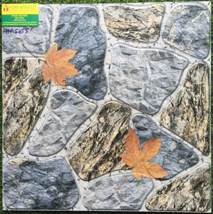 Gạch sân vườn giả đá chống trơn 50x50cm