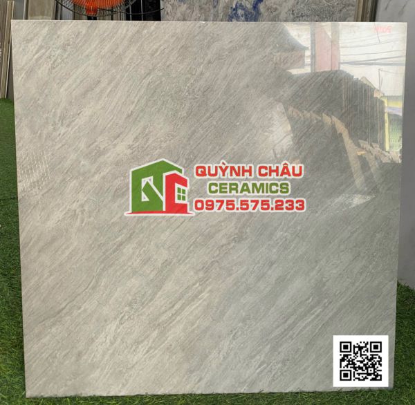 Gạch bóng kiếng màu xám 60x60 thạch bàn 4799