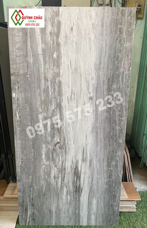 Gạch giả gỗ khổ lớn 750x1500 tây ban nha đồng chất bóng kiếng