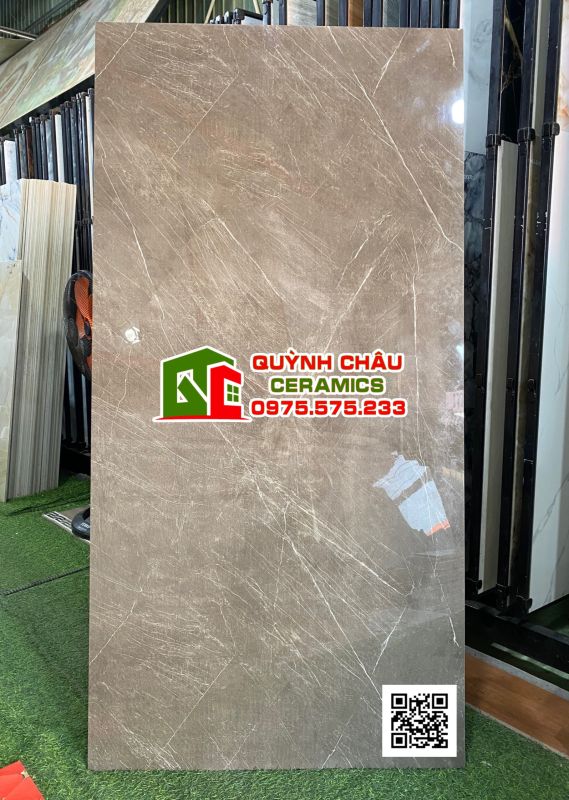 Gạch ấn độ 80x160 màu nâu siêu bóng cao cấp giá rẻ 4722