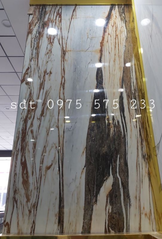 Gạch ấn độ khổ lớn bản to 120x240 cao cấp bóng kiếng mẫu đẹp mới nhất - Gạch ốp lát biệt thự cao cấp 120x240 bóng kiếng