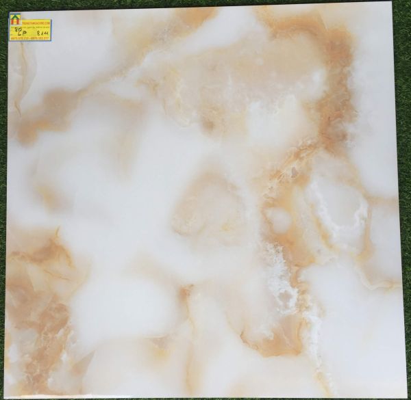 Gạch bóng kiếng 80x80 vân vàng trắng đẹp 814LP 2683