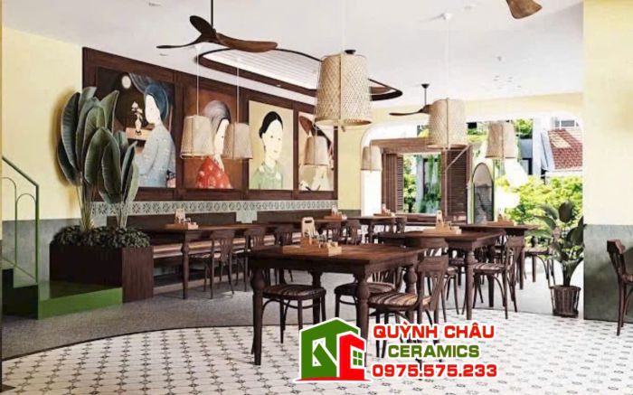 Gạch bông 20x20 lát nền mẫu mới đẹp sang trọng