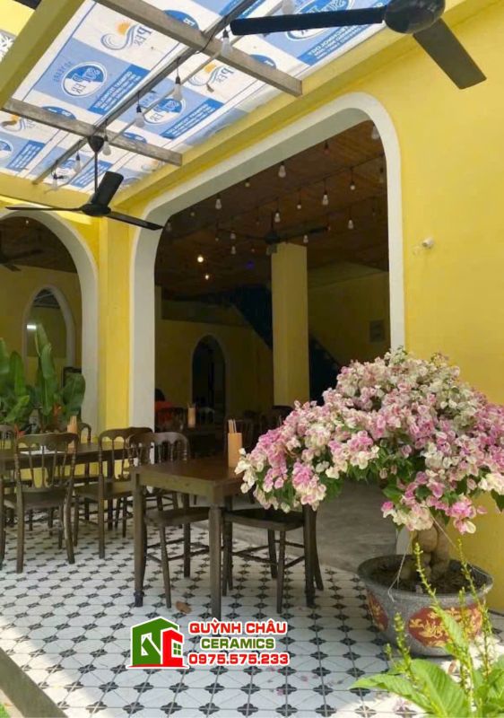 Gạch bông 20x20 lát nền mẫu mới đẹp sang trọng