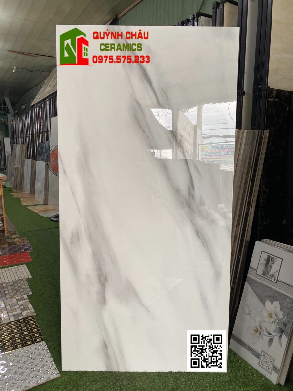 Gạch 80x160 bóng vân trắng xám giá tốt tại bình chánh 4429