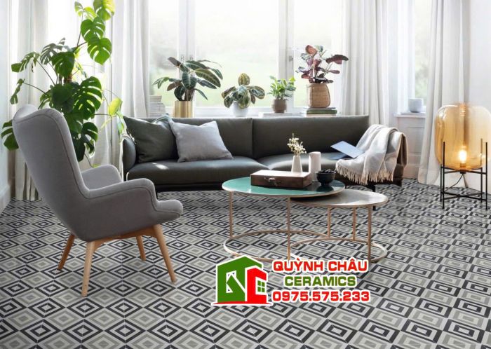 Gạch bông hoa văn 20x20 cao cấp giá tốt