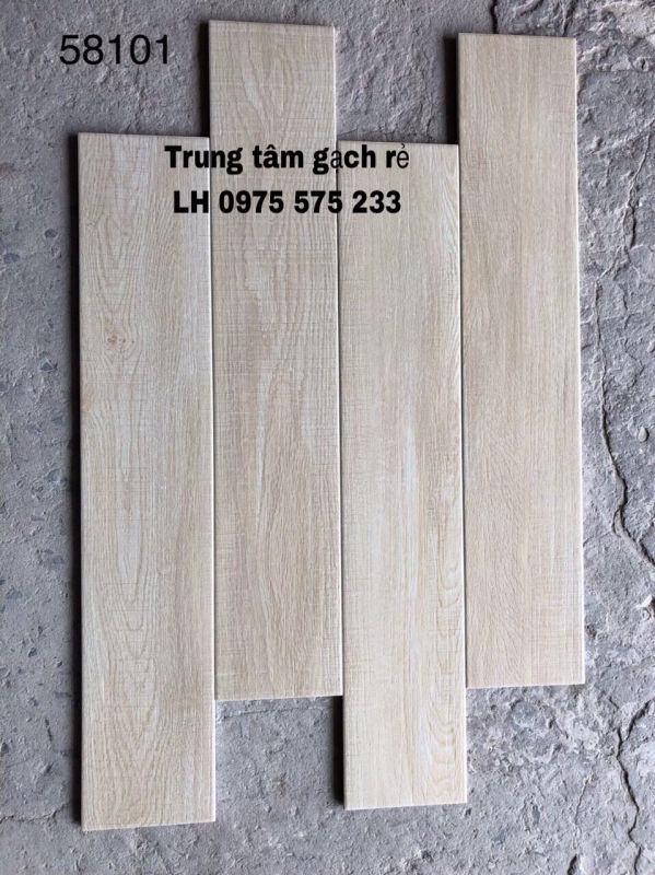 Gạch giả gỗ 15x80 nhập khẩu cao cấp 58101HV
