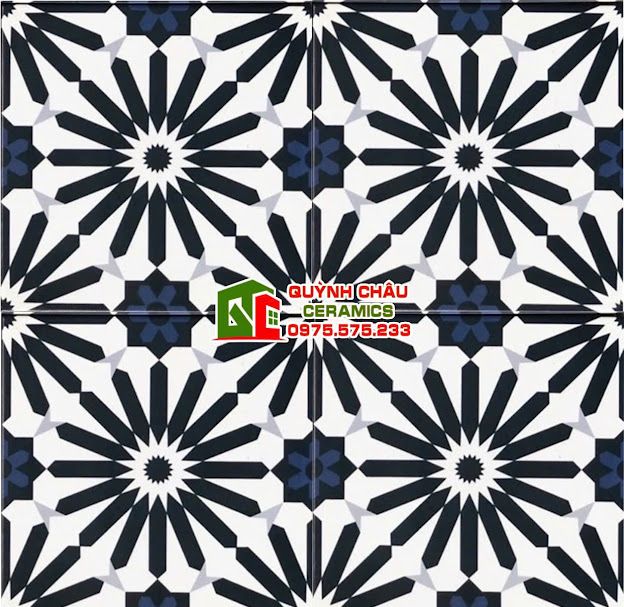 Gạch bông hoa văn cao cấp 20x20 trung quốc