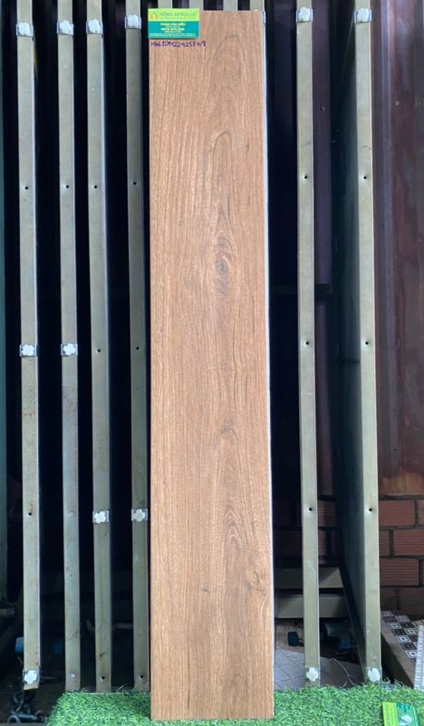 Gạch giả gỗ 20x120 vàng nâu lát nền phòng khách đẹp
