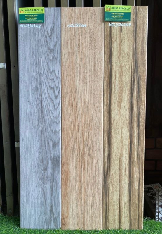 Những mẫu gạch giả vân gỗ ốp lát 15x80 màu đẹp