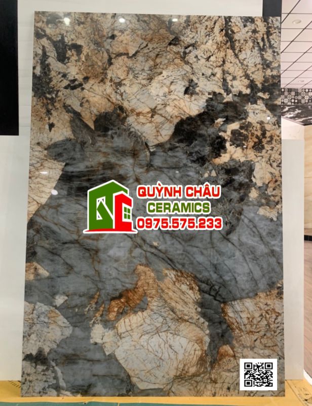 Gạch lát nền 120x180 ấn độ vân đá đẹp tự nhiên siêu bóng