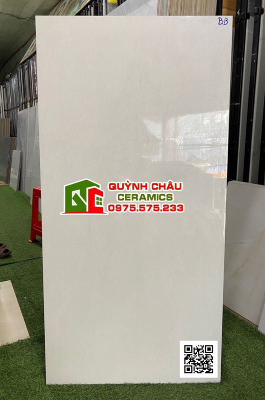 Gạch bóng kiếng trung quốc 60x120 màu nhạt phớt nhẹ