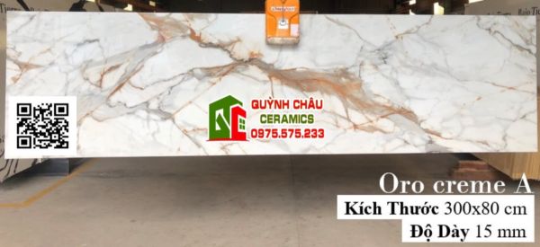 Gạch ốp lát ấn độ 80x300 marble vân đá vàng đẹp