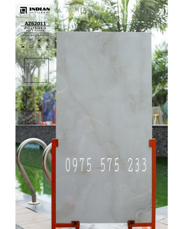 Gạch lát nền 60x120 cm india màu đẹp bóng kính 11