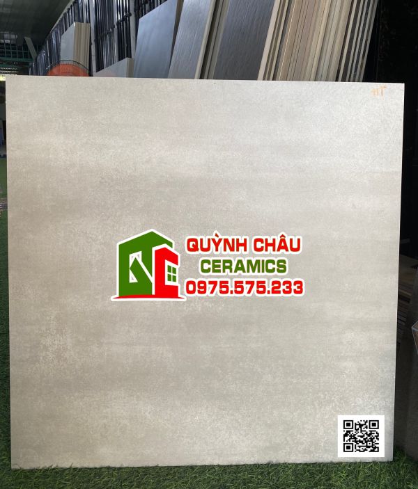 Gạch lót nền ấn độ 60x60 mờ mịn chống trầy xước màu xám
