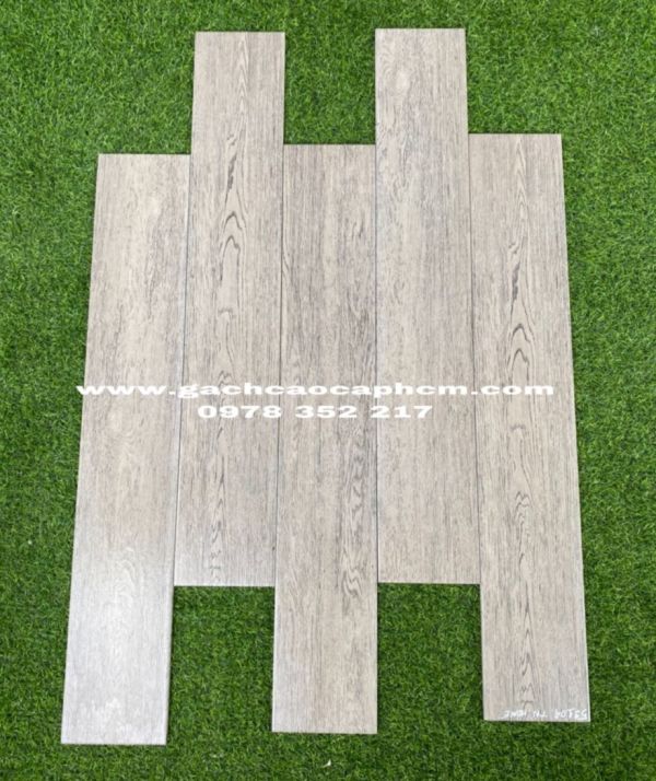 Gạch giả gỗ 15x90 xám trắng nhập khẩu cao cấp giá rẻ 3154