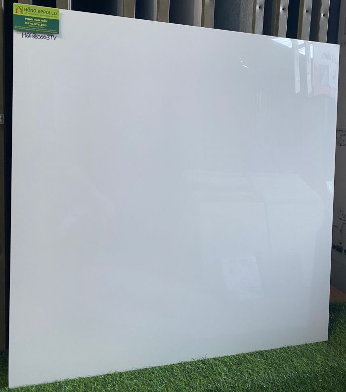 Gạch bóng kính 80x80 TTC trắng trơn- trắng không vân 3900