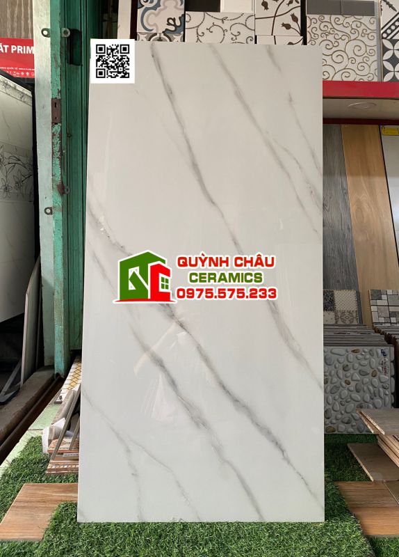 Gạch trắng vân xám 600x1200 nhập khẩu ấn độ giá rẻ quận 1