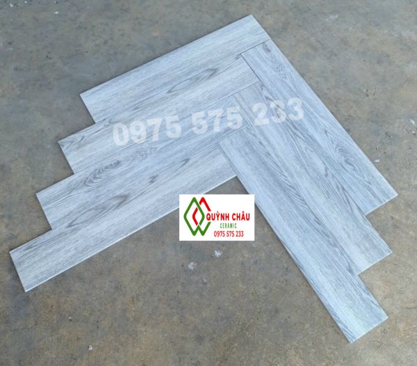 Gạch vân gỗ màu xám 15x80 trung quốc cao cấp