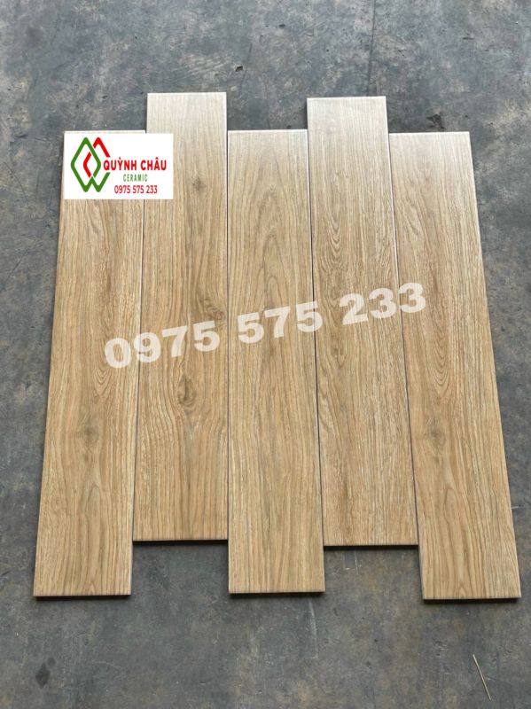 Gạch mờ giả gỗ nhám 15x80 màu vàng