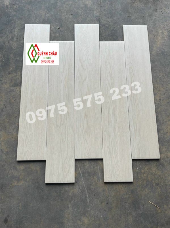 Gạch giả gỗ lát nền 15x80 màu xám trắng