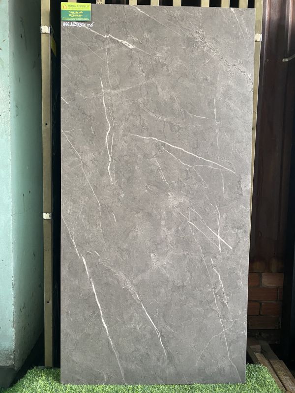 Gạch lát nền 60x120 mờ xám granite xương đá bền chắc
