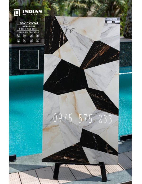 Gạch ốp lát 60x120 mẫu mới 3D màu sắc sang trọng đẹp