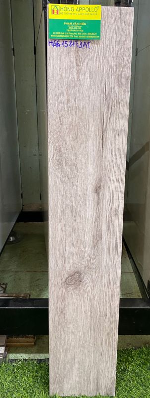 Gạch giả gỗ màu xám lát nền 15x80 vân gỗ nhập khẩu