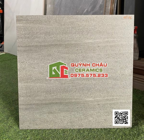 Gạch mờ 60x60 prime xương đá màu xám lát nền