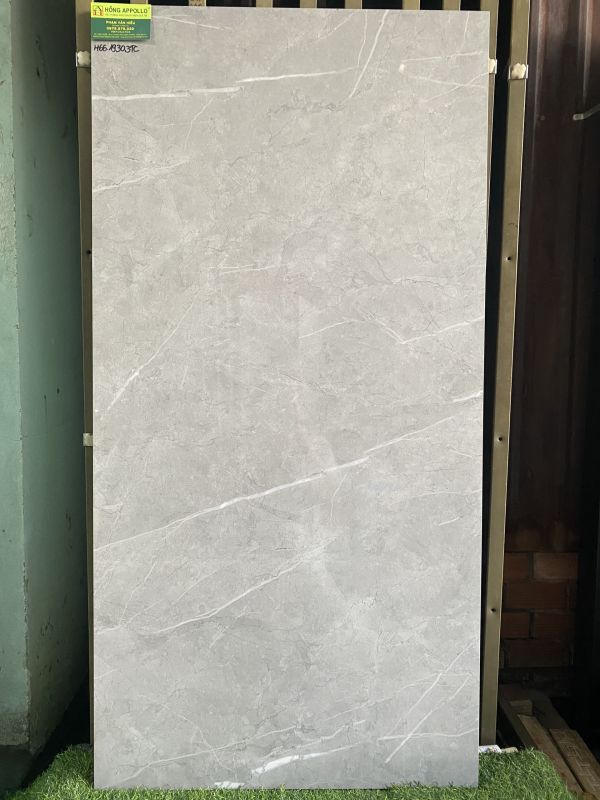 Gạch khổ lớn màu xám vân 60x120 bóng kiếng mẫu xám đẹp