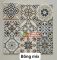 Gạch bông nhiều hoa văn trộn màu 20x20 cm