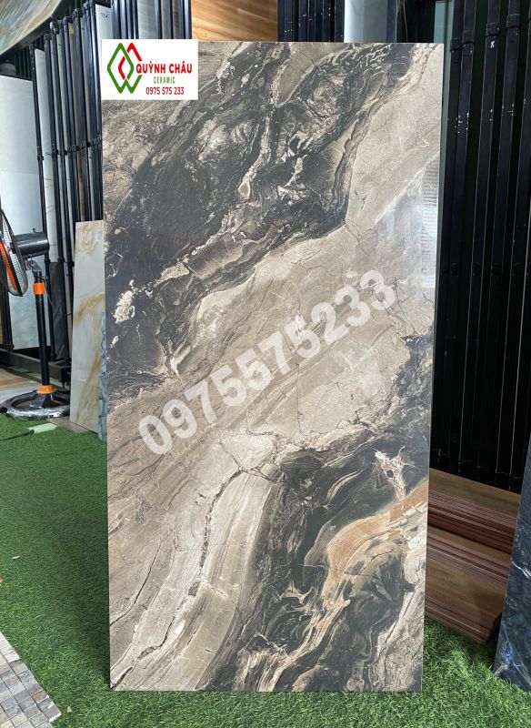 Gạch 60x120 xương đá đồng chất vân đá đẹp bóng kính trung quốc
