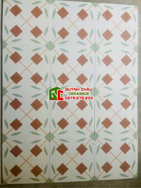 Gạch bông 30x30 hoa văn cổ điển
