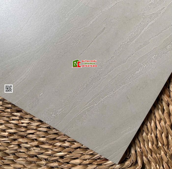 Gạch Viglacera 80x80 bề mặt mờ xám nhạt vân đá