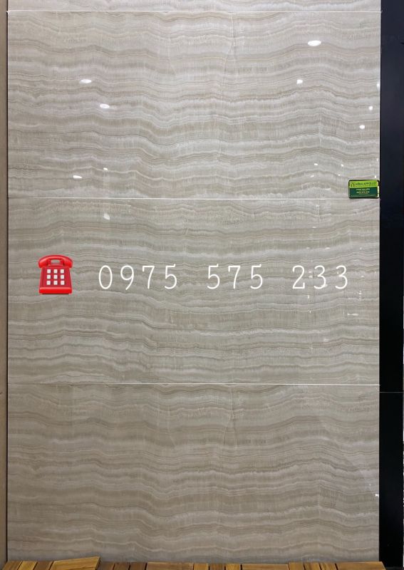 Gạch bóng kiếng 60x120 ốp lát biệt thự phòng khách đẹp cao cấp