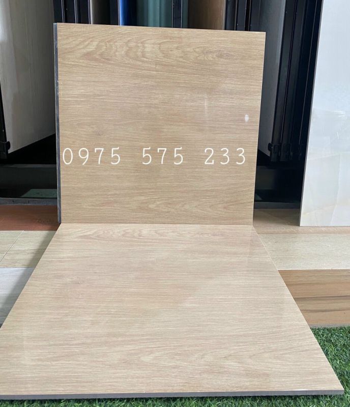 Gạch giả gỗ 60x60 màu đẹp bóng kiếng giảm giá