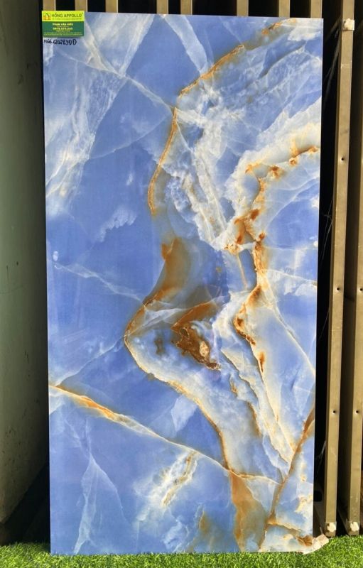 Gạch bóng kiếng 60x120 ấn độ màu xanh biển giá tốt nhất tphcm