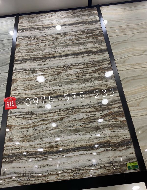 Gạch bóng kiếng 60x120 tại an giang - Gạch vân đá sọc 60x120 ốp biệt thự nhà vườn tại an giang