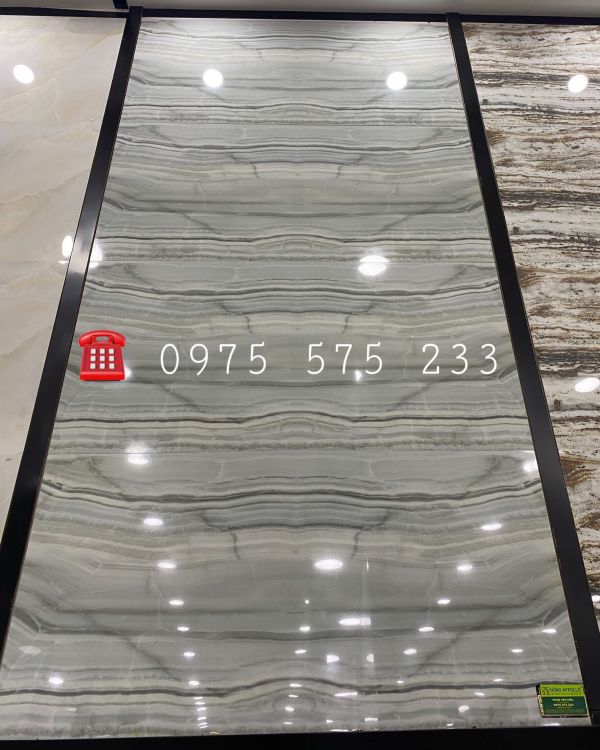 Gạch ốp lát bóng kiếng 60x120 biệt thự nhà vườn đẹp tại miền tây