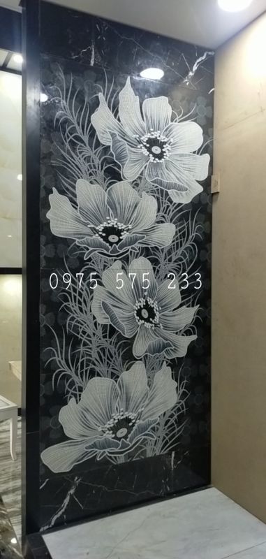 Gạch bông hoa lớn ốp lát điểm nhấn 60x120 ấn độ cao cấp