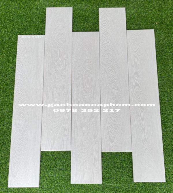 Gạch giả gỗ 15x80 mầu trắng nhập khẩu cao cấp giá rẻ