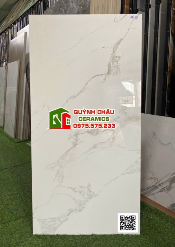 Gạch trắng vân khói 60x120 ấn độ bóng kiếng giá siêu rẻ bền đẹp