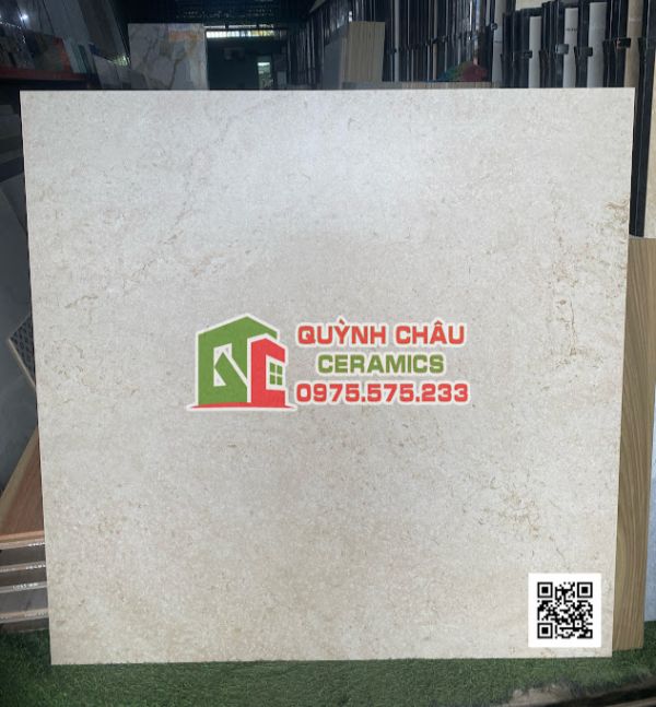 Gạch ấn độ 120x120 màu kem vân đá mafil beige bề mặt mờ sang trọng