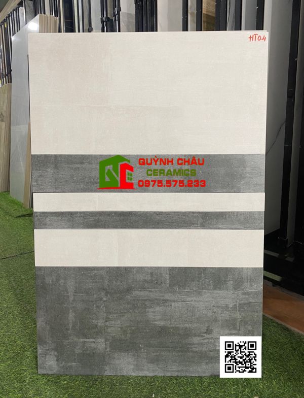 Gạch ốp lát 30x60 đá mờ xám đen trắng hiệu ứng 4853