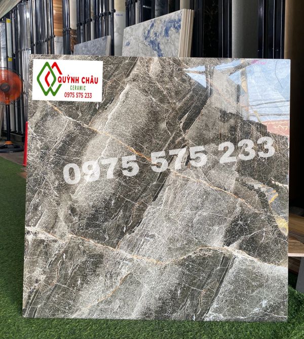 Gạch lát nền đẹp 80x80 lót sàn đá bóng kiếng cho phòng khách 3985