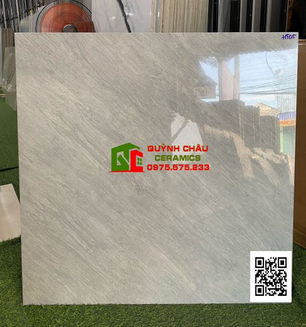 Gạch bóng kiếng thạch bàn 80x80 màu xám vân đá 4916