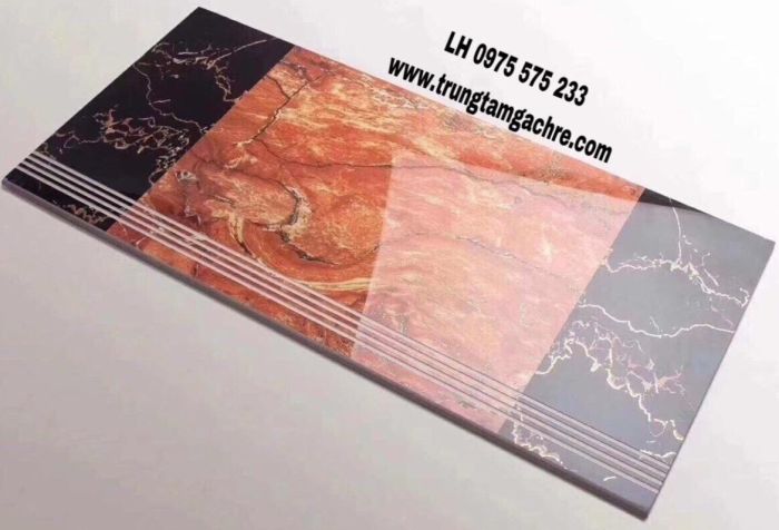 Gạch lát cầu thang nhủ vàng - giá gốc nhà máy