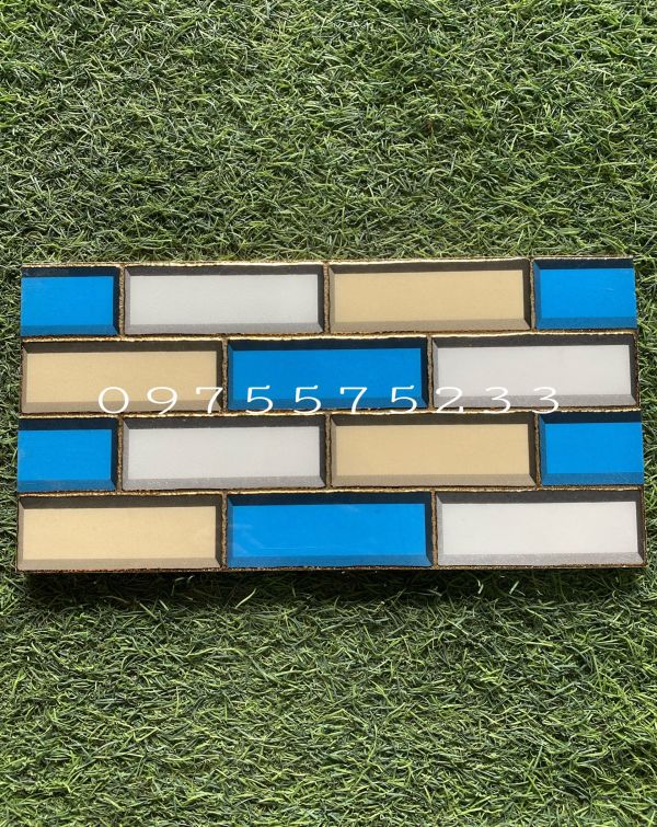 Gạch thẻ nhũ vàng 15x30 ốp tường trang trí giá rẻ