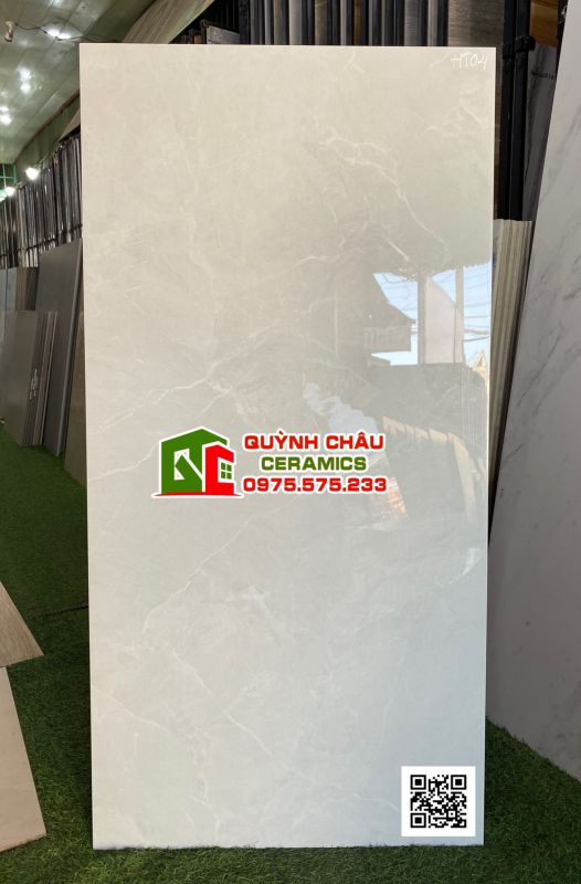 Gạch ốp lát 60x120 màu xám trắng vân siêu bóng mới nhất